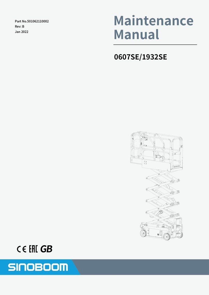 Sinoboom 0607SE Maintenance manual