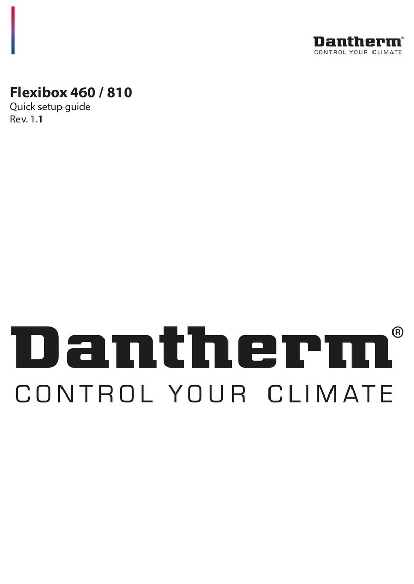 Dantherm Flexibox 460 User manual