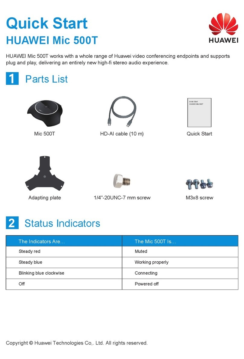 Huawei Mic 500T User manual