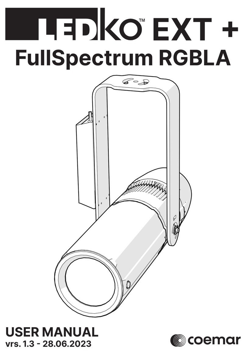 Coemar LEDko EXT+ FullSpectrum RGBLA user manual