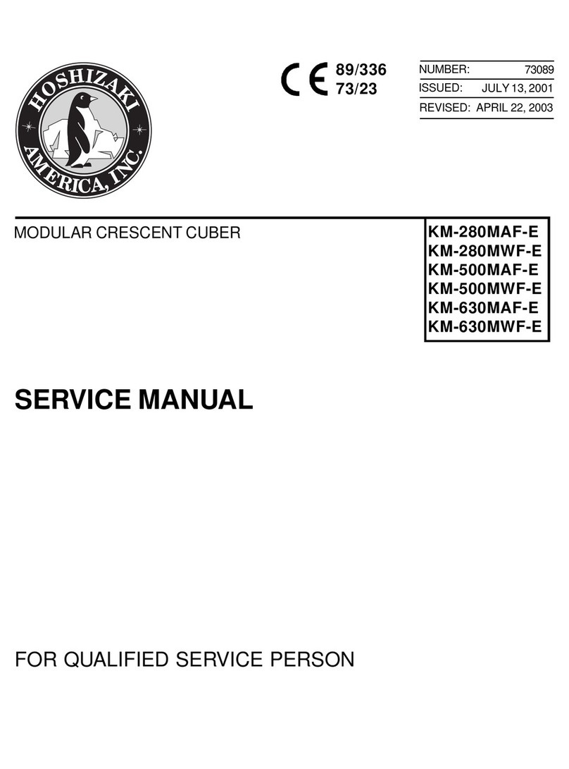 Hoshizaki KM-280MAF-E Service manual Hoshizaki KM-280MAF-E Service manual