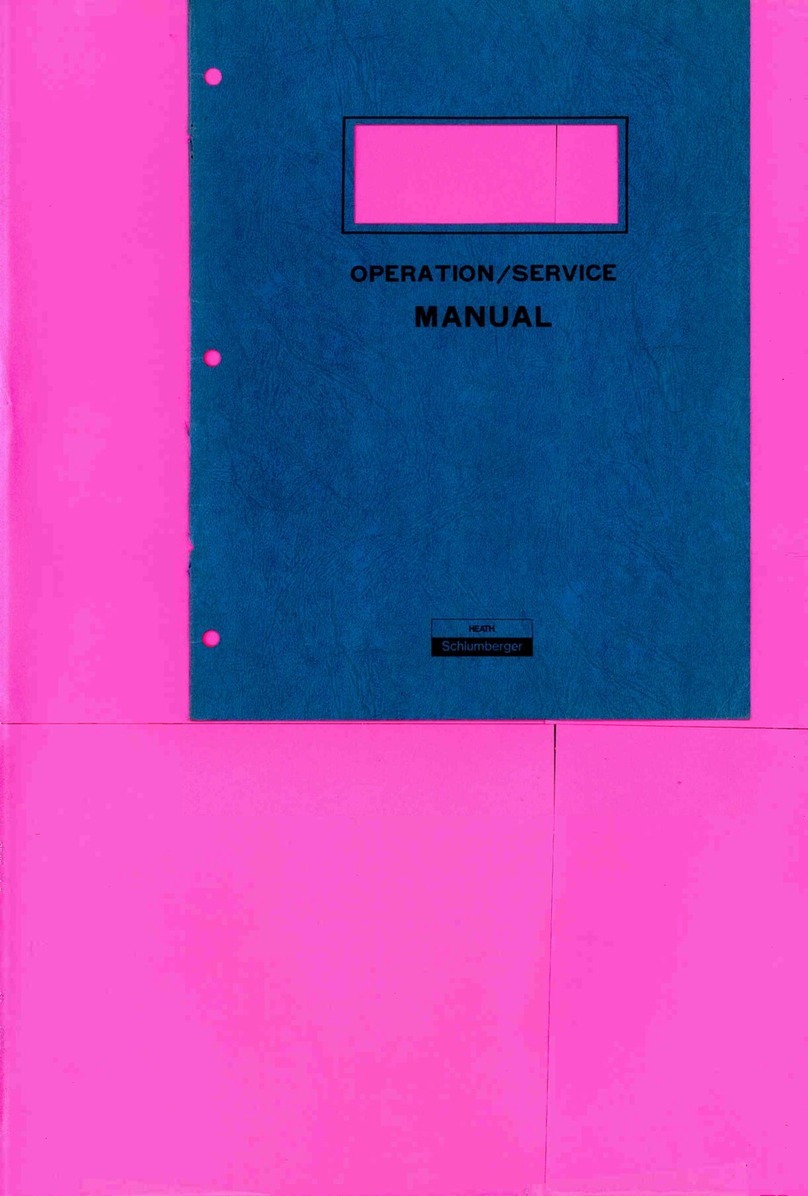 Schlumberger HEATH SM-128A manual
