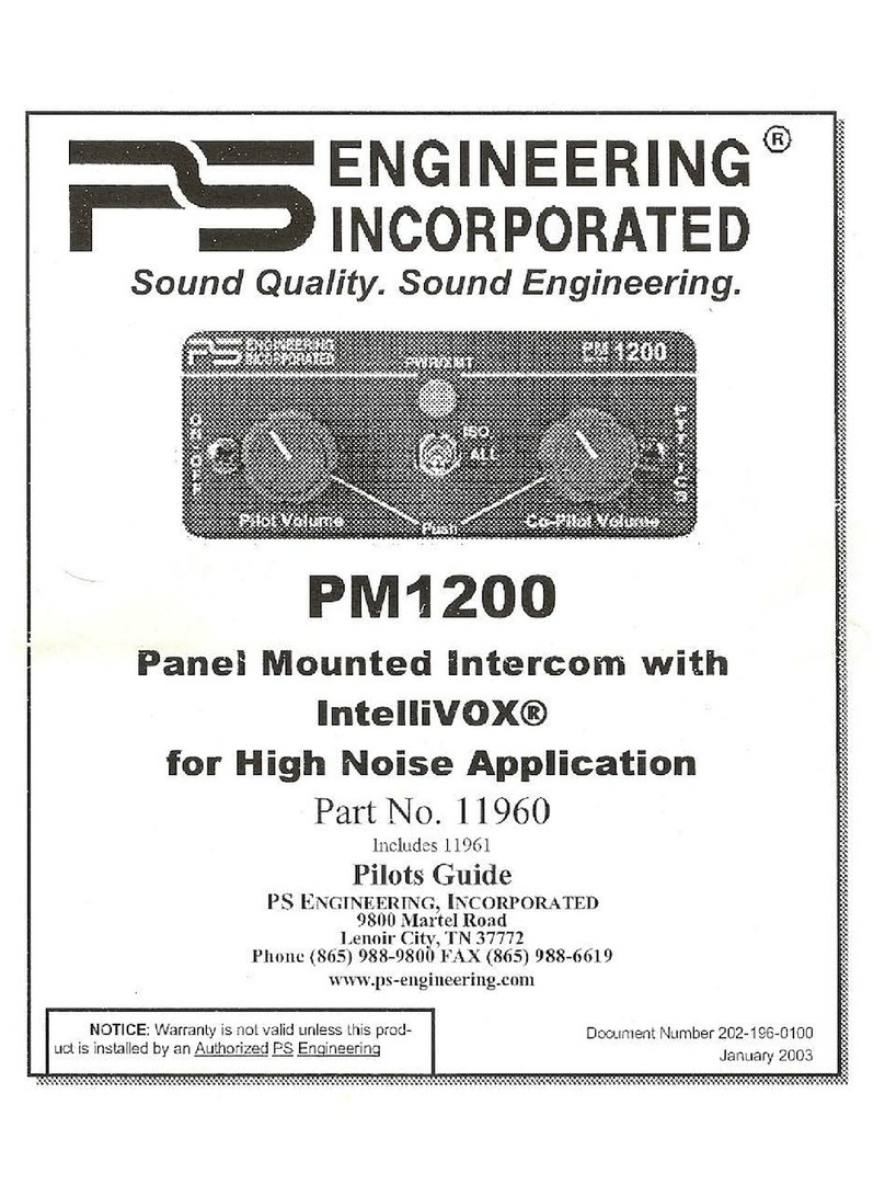 PS Engineering PM1200 Manual