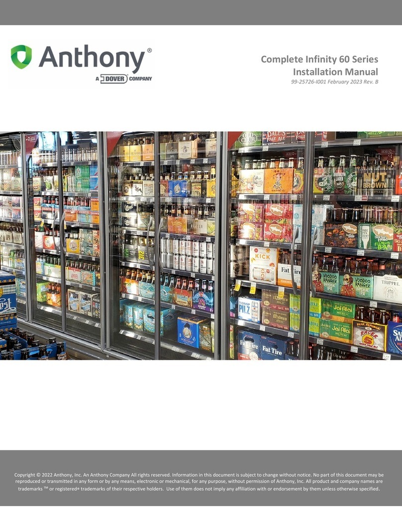 Dover Anthony Infinity 60 Series installation manual