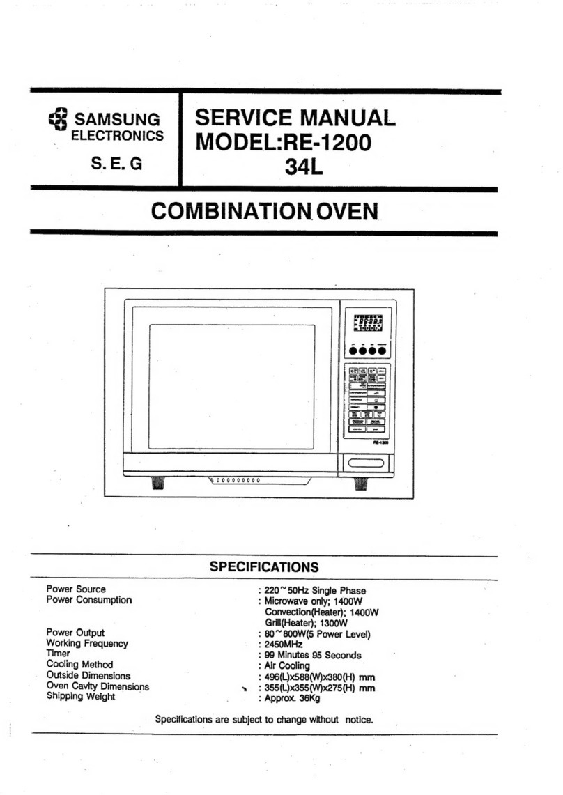Samsung RE-1200 Service manual