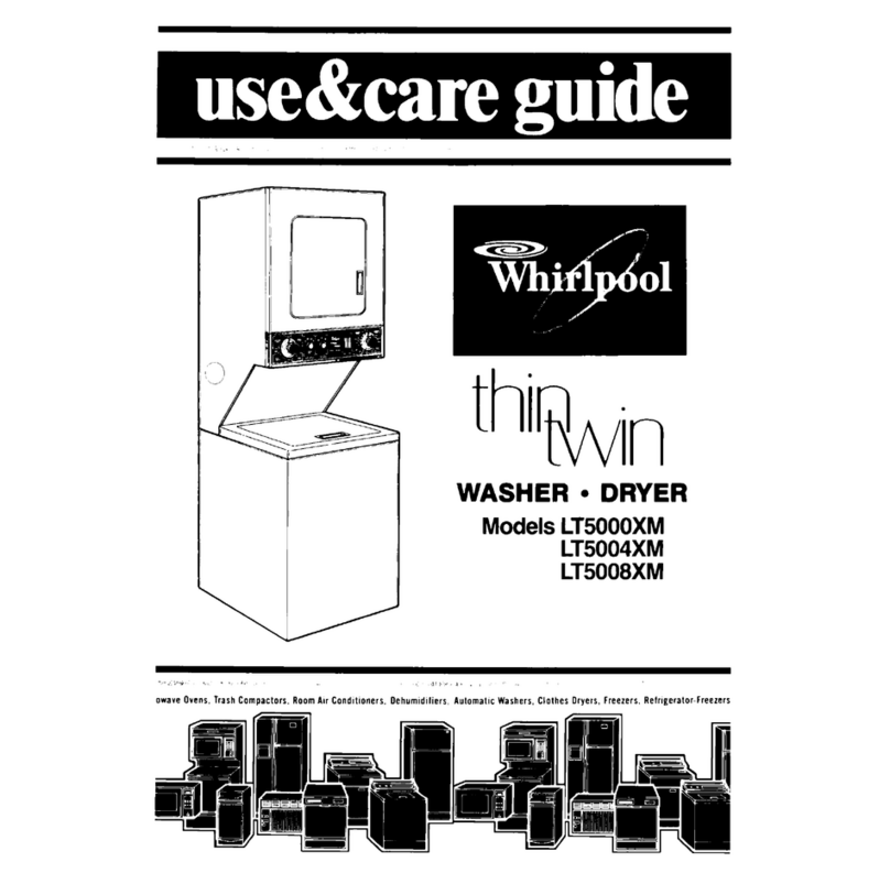 Whirlpool Thin Twin LT5000XM User manual