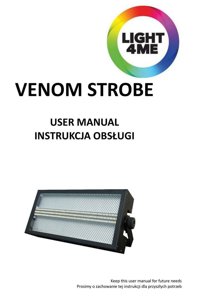 Light4Me VENOM STROBE User manual