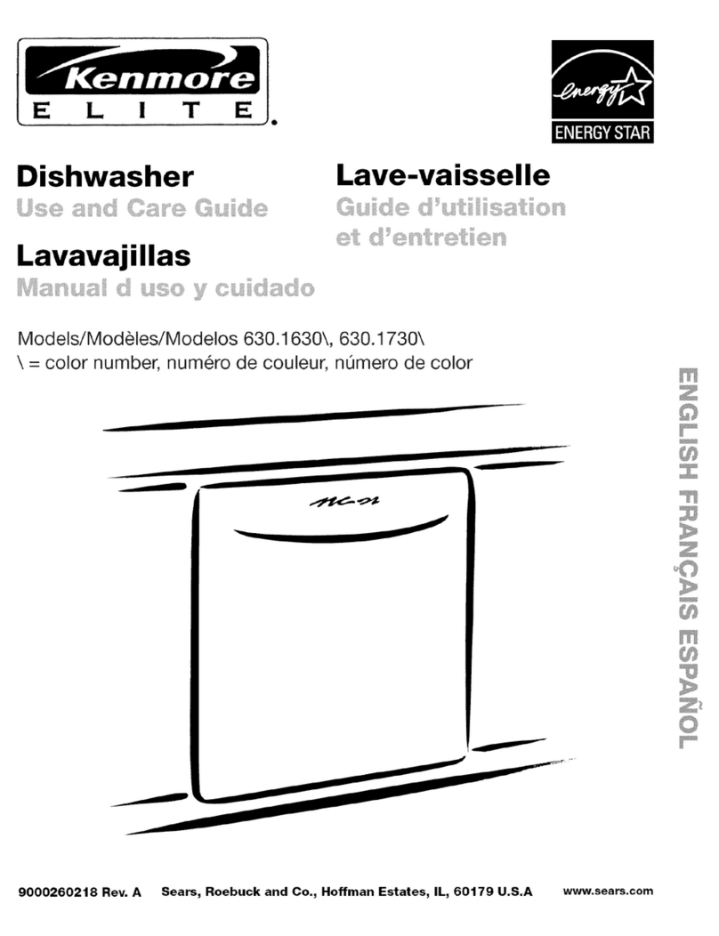 Kenmore Elite 630.1630 Series Use and care guide