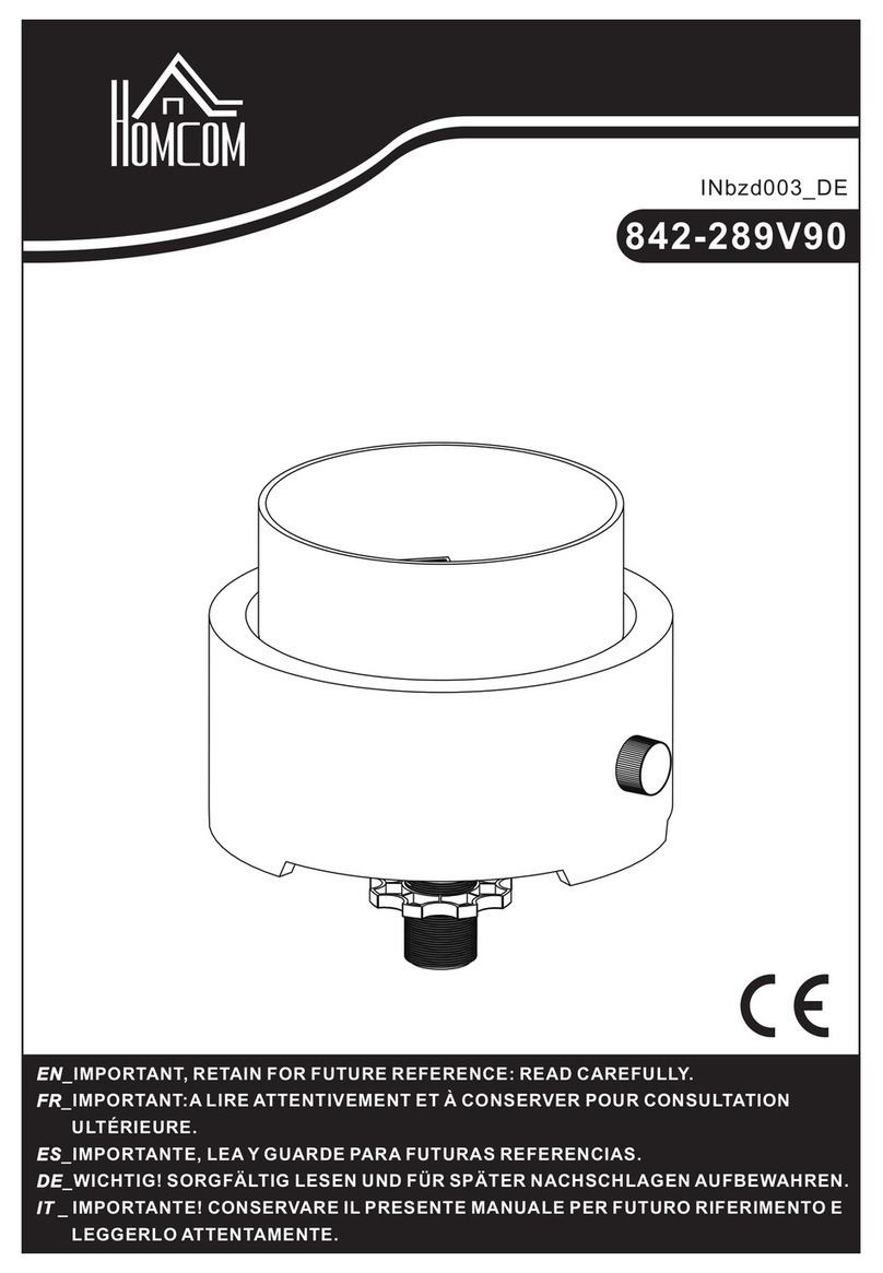HOMCOM 842-289V90 User manual