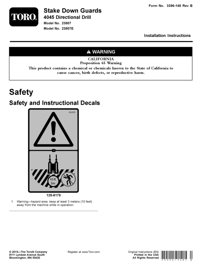 Toro 4045 User manual