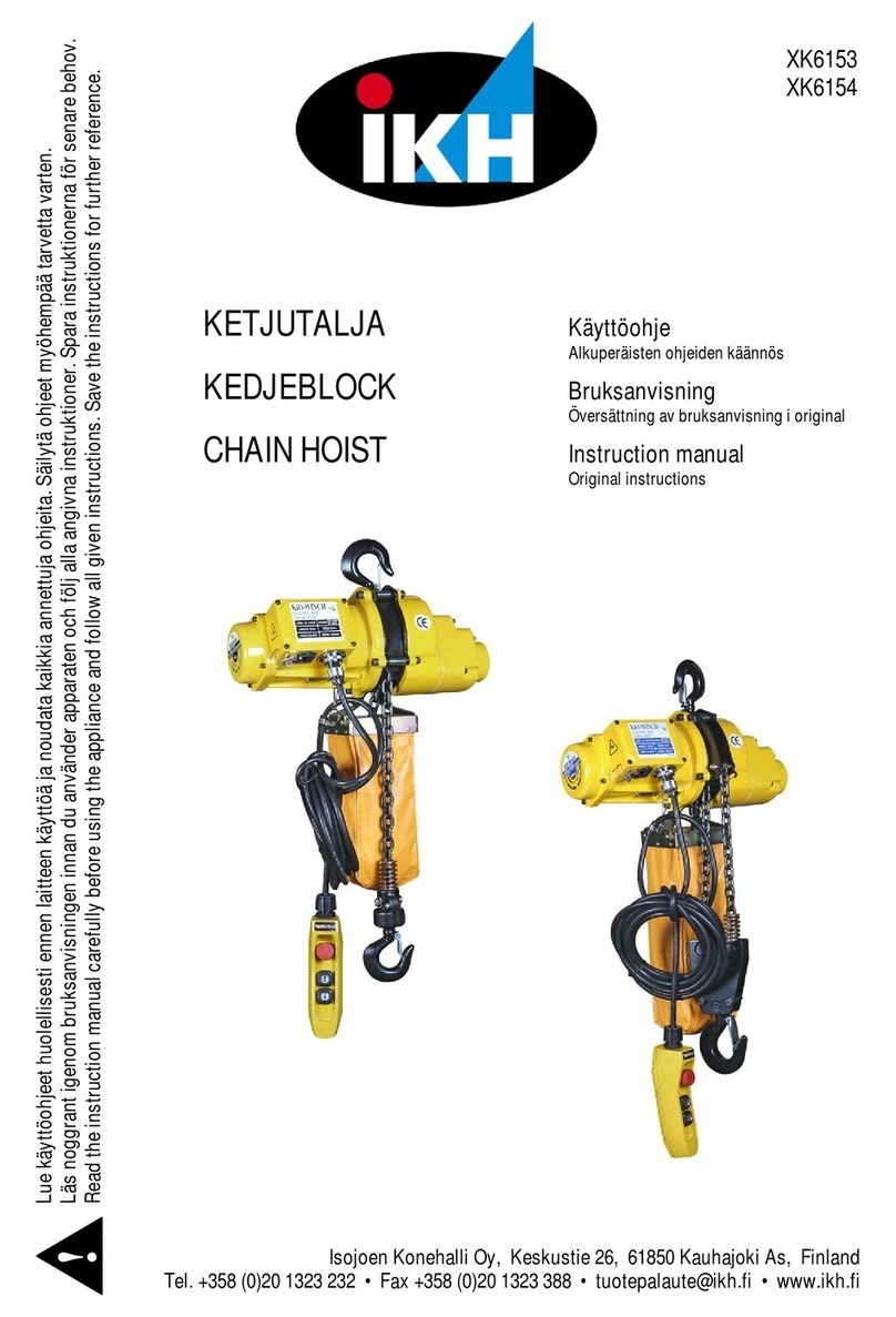 IKH XK6153 instruction manual