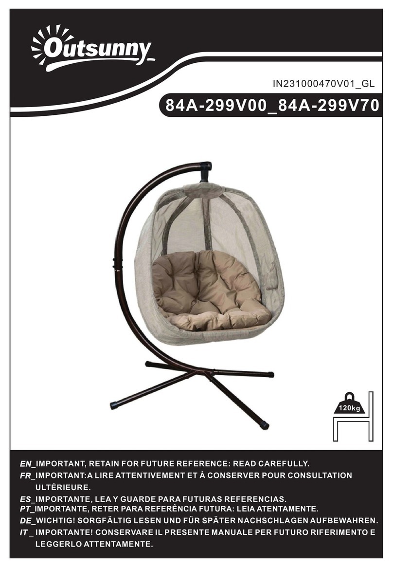 Outsunny 84A-299V00 User manual Outsunny 84A-299V00 User manual