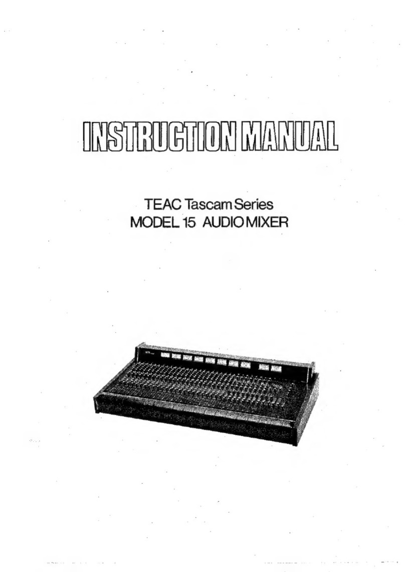 Teac Tascam Series instruction manual