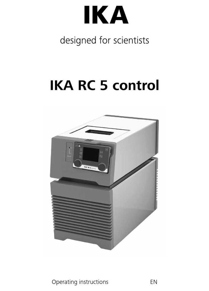 IKA RC 5 control operating instructions