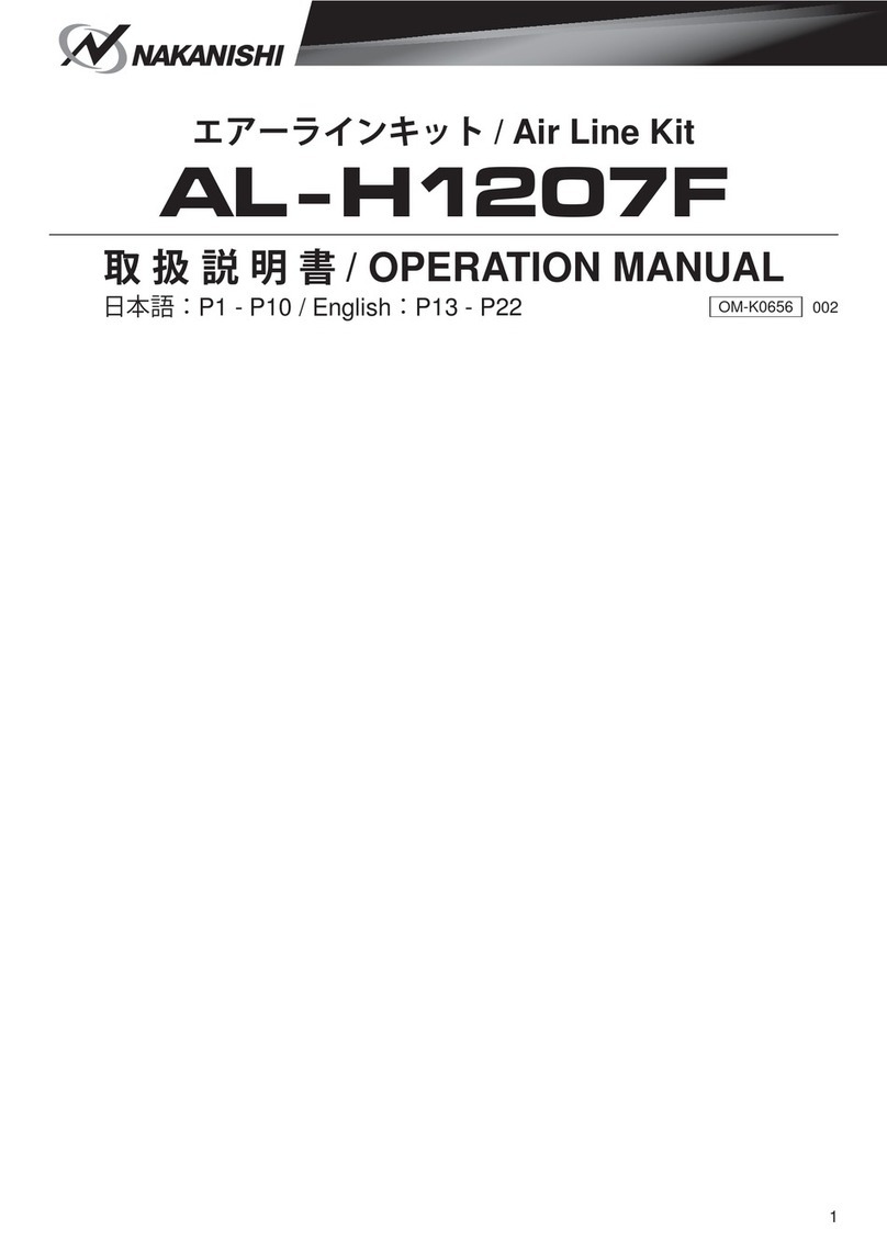 Nakanishi AL-H1207F Operation manual