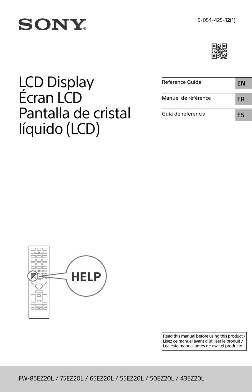 Sony FW-85EZ20L User manual