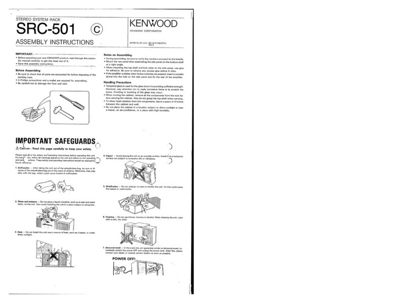 Kenwood SRC-501 User manual