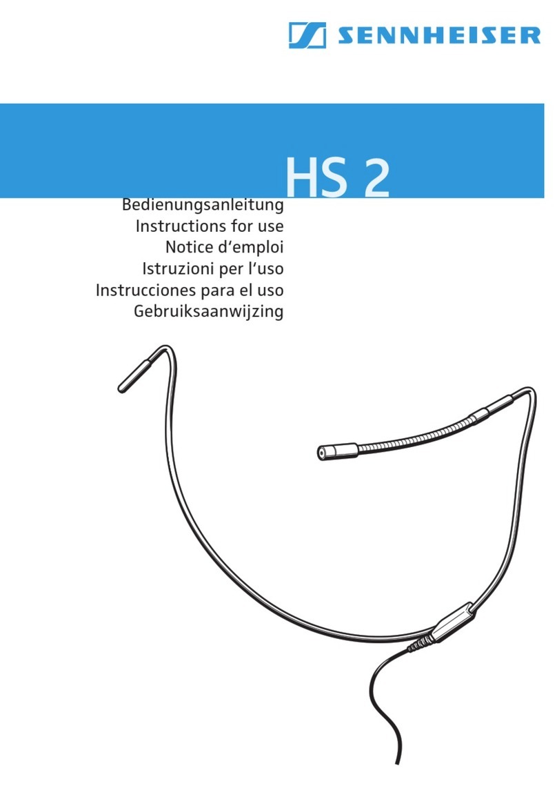 Sennheiser HS 2 Instructions for use