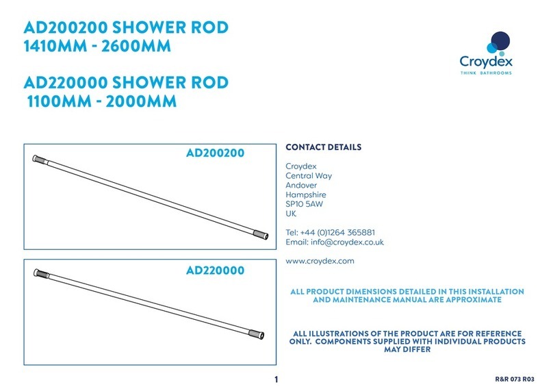 Croydex AD200200 quick start guide