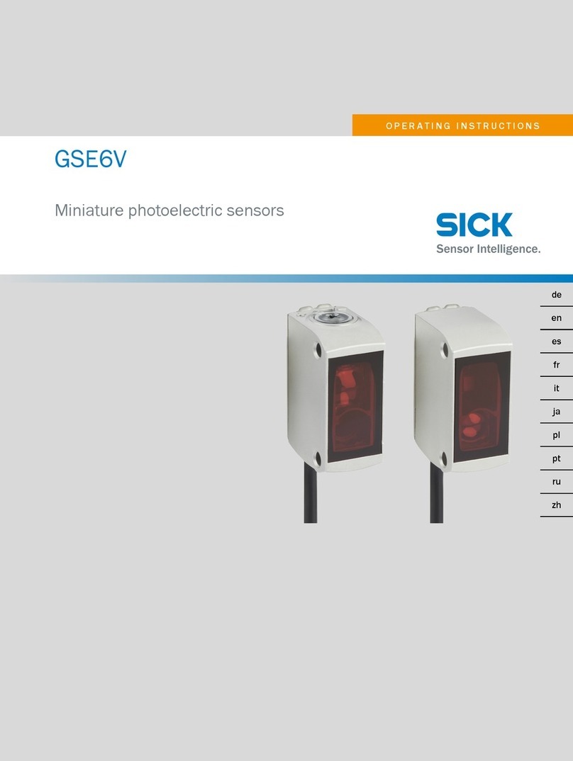 SICK GSE6V User manual