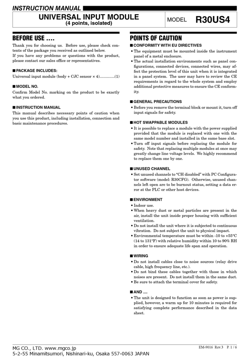 MG R30US4 User manual