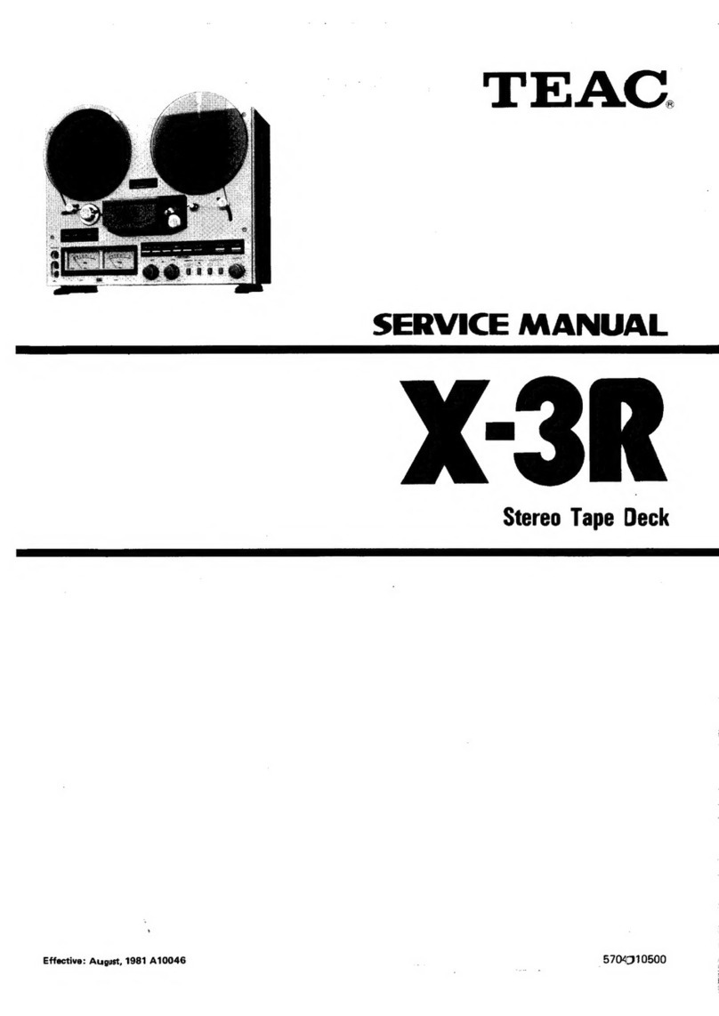 Teac X-3R Service manual