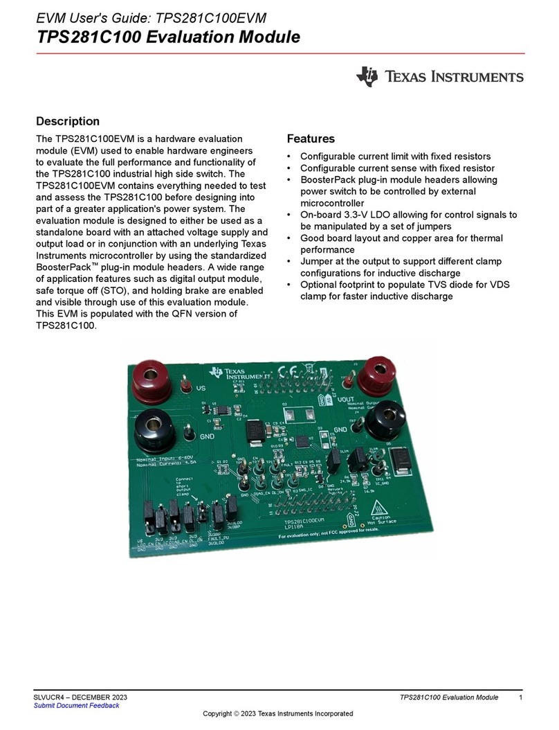 Texas Instruments TPS281C100 User manual
