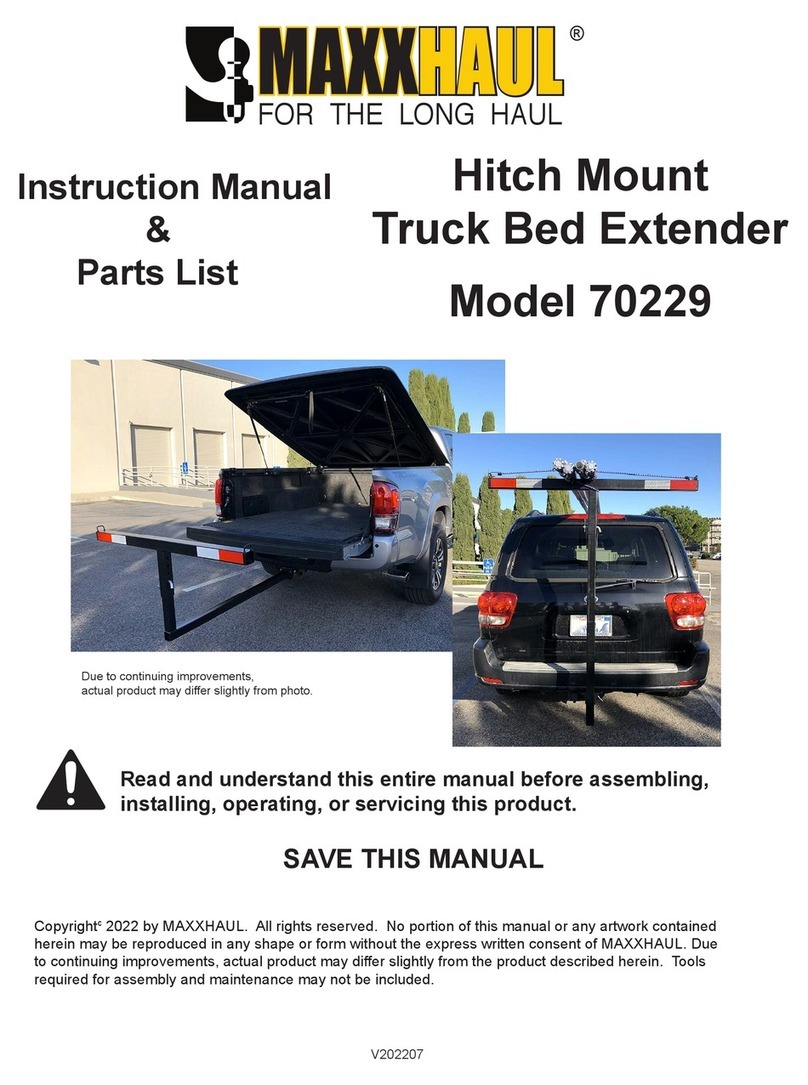 Maxxhaul 70229 Instruction manual and parts list