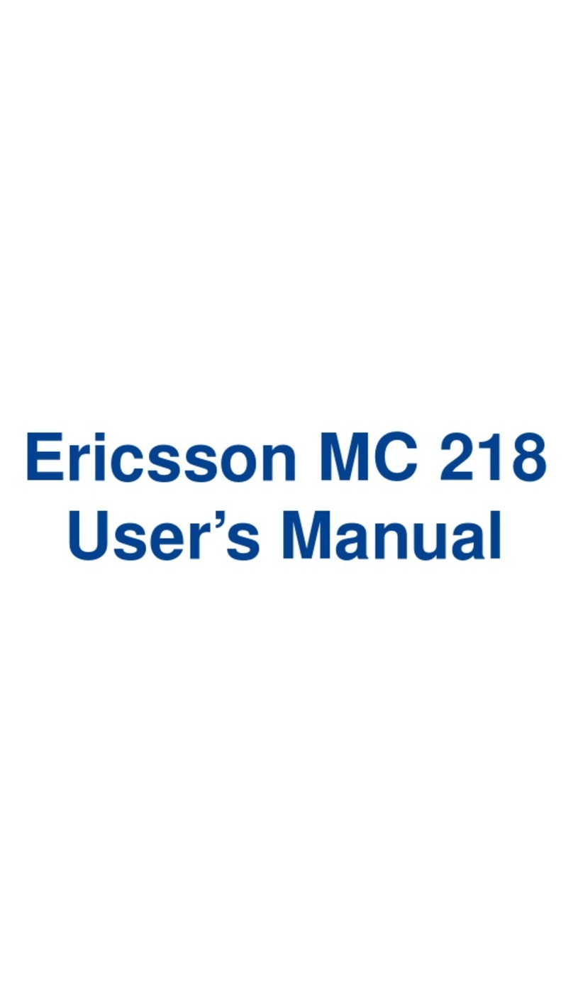 Ericsson MC 218 user manual