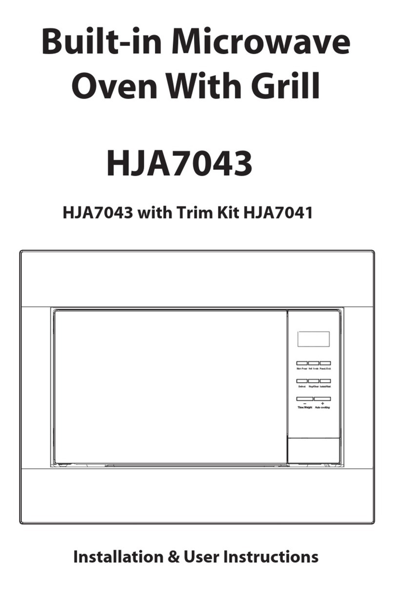 Howdens HJA7043 Installation & user's instructions