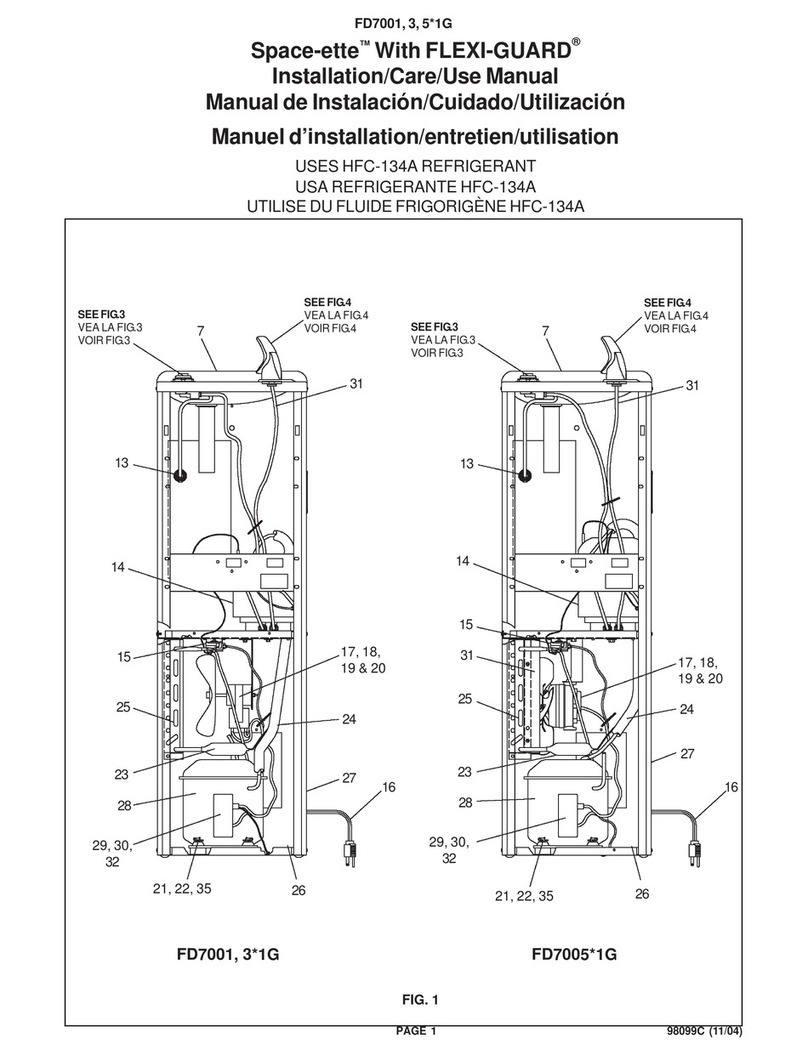 Elkay Space-ette FD7005 1G Series Installation manual Elkay Space-ette FD7005 1G Series Installation manual