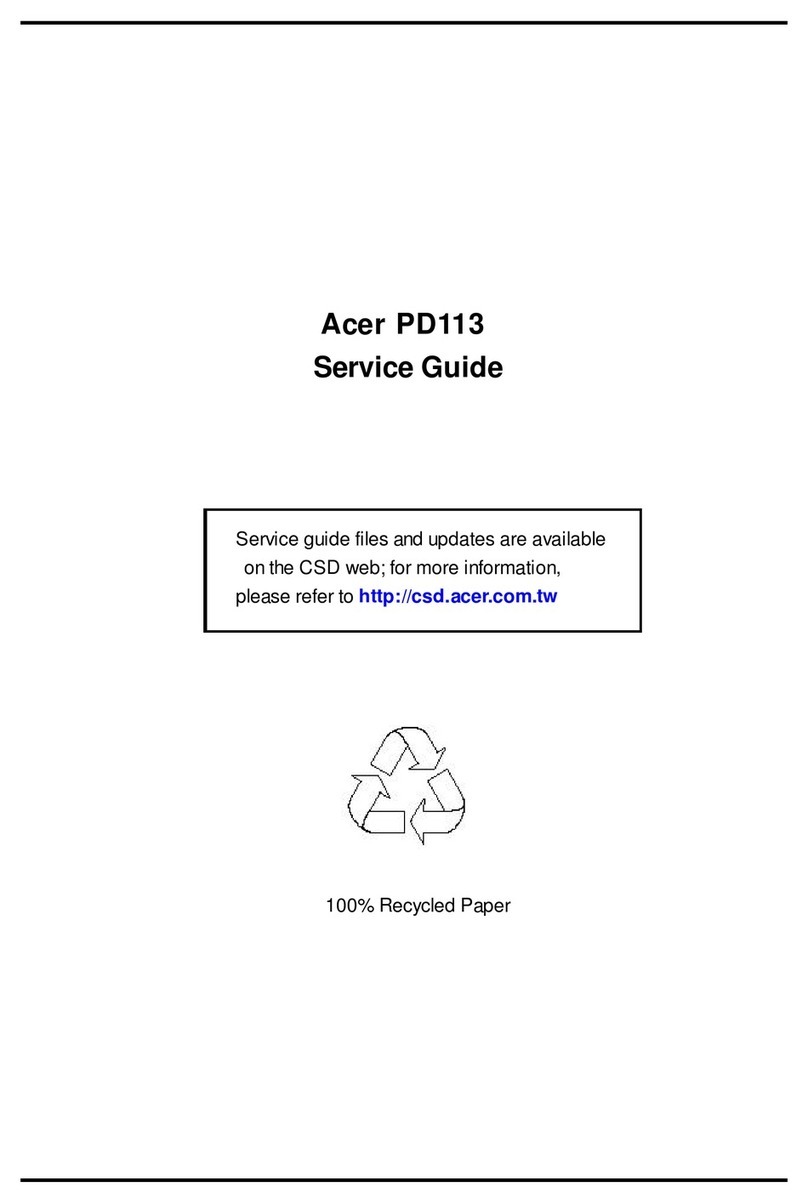 Acer pd113 User manual