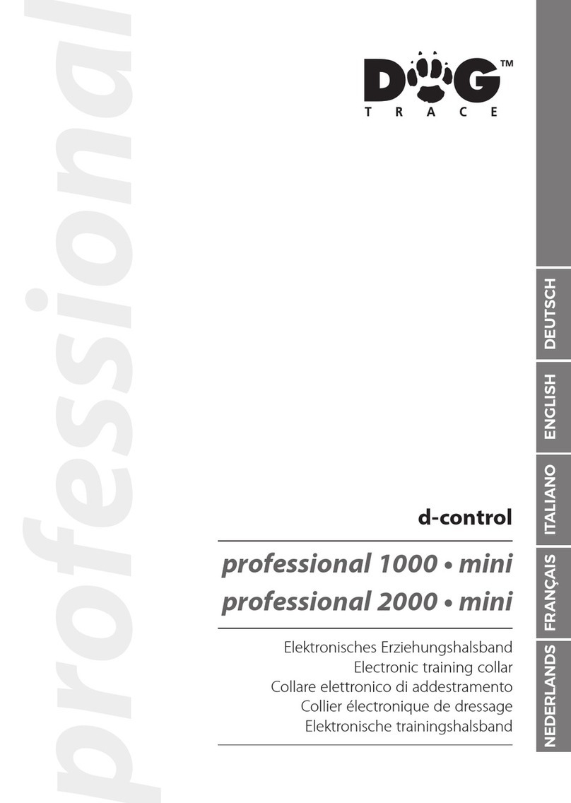 Dogtrace d-control professional 1000 mini User manual Dogtrace d-control professional 1000 mini User manual