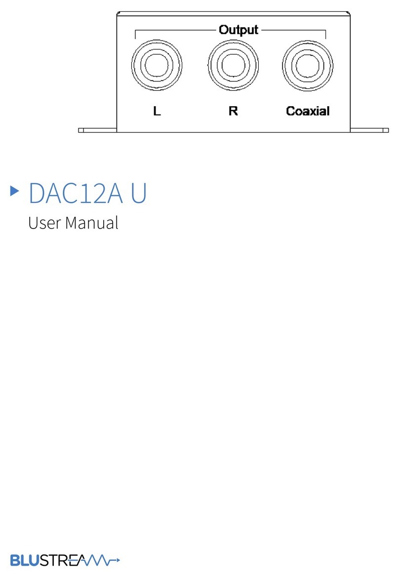 Bluestream DAC12A U user manual
