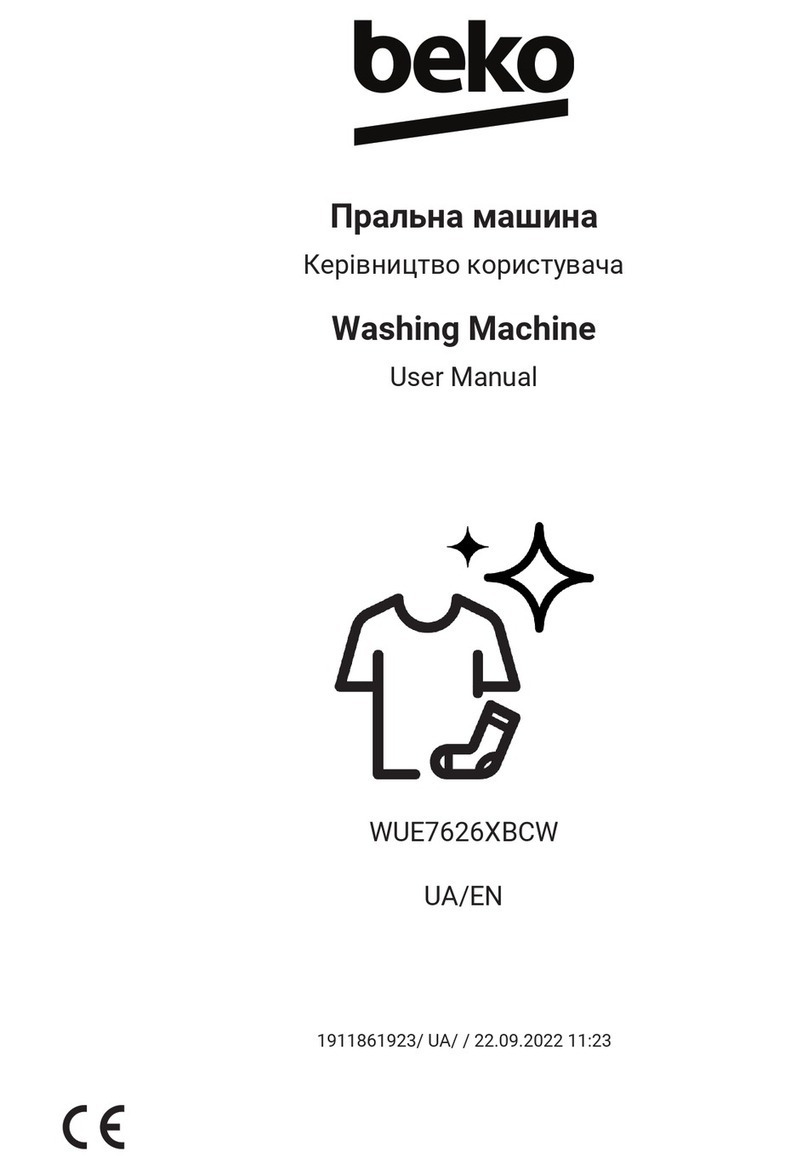 Beko WUE7626XBCW user manual