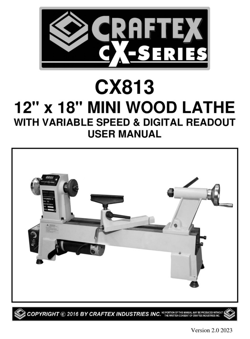 Craftex CX series user manual
