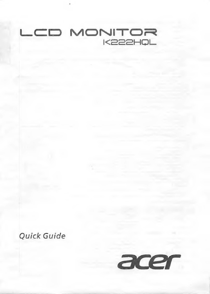 Acer K222HQL User manual