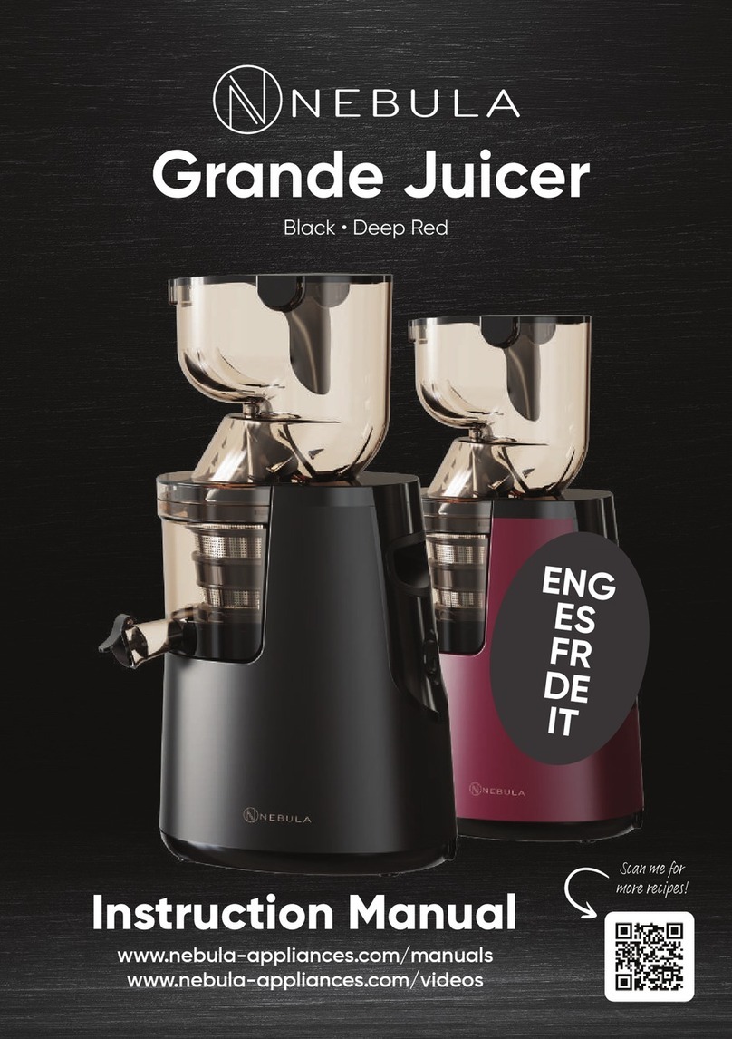 Nebula Grande Juicer instruction manual