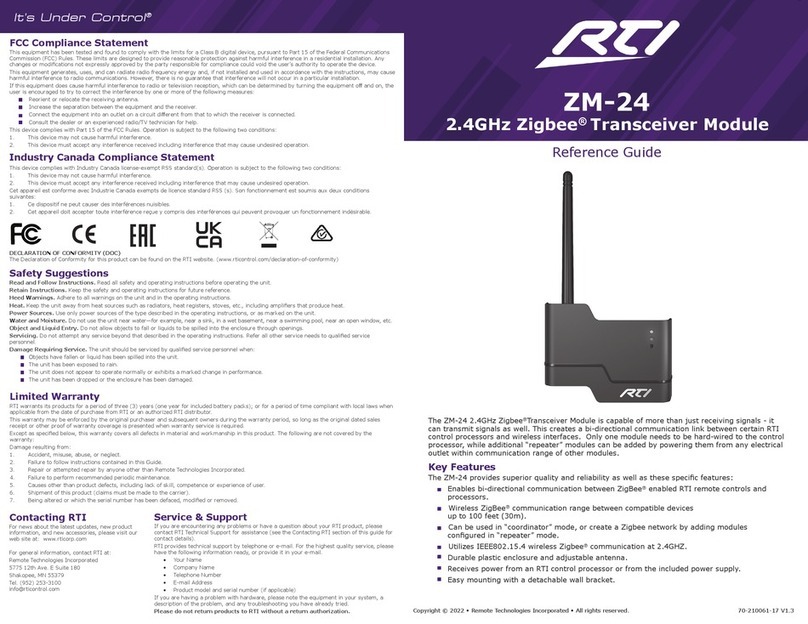 RTI ZM-24 reference guide
