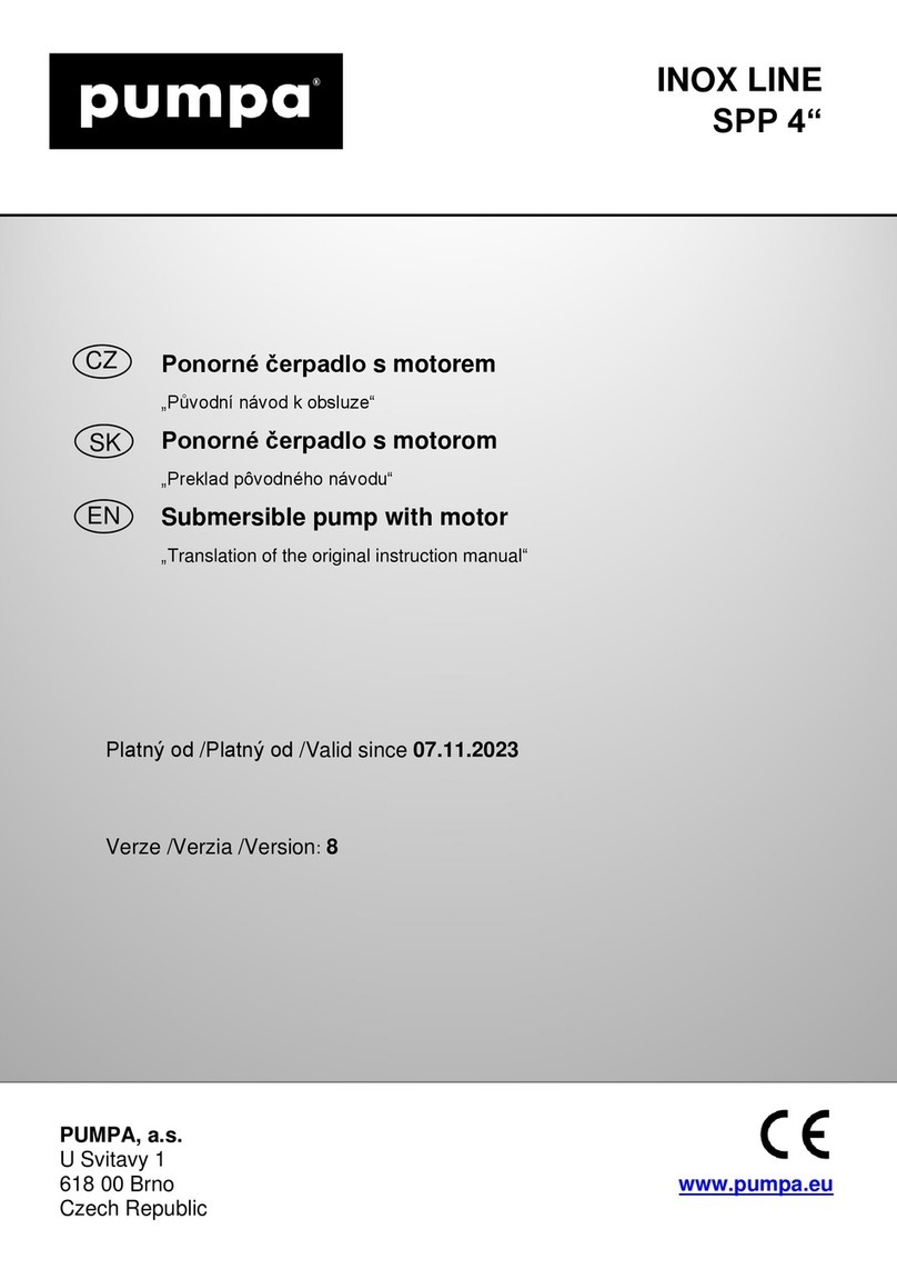 pumpa INOX SPP Series Translation of the original instruction manual