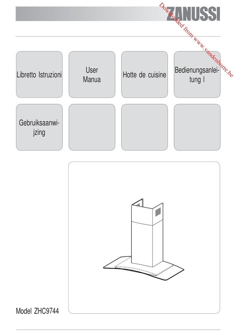 Zanussi ZHC9744 User manual