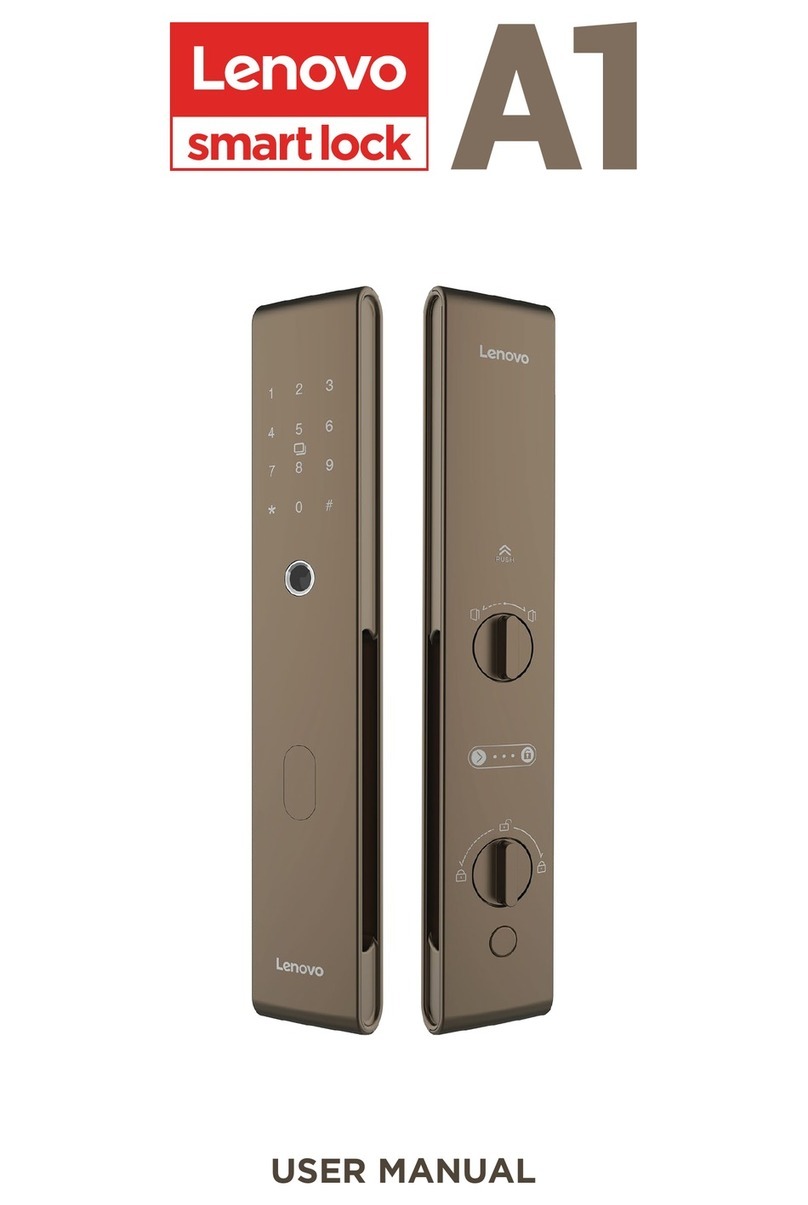 Lenovo smart lock A1 user manual