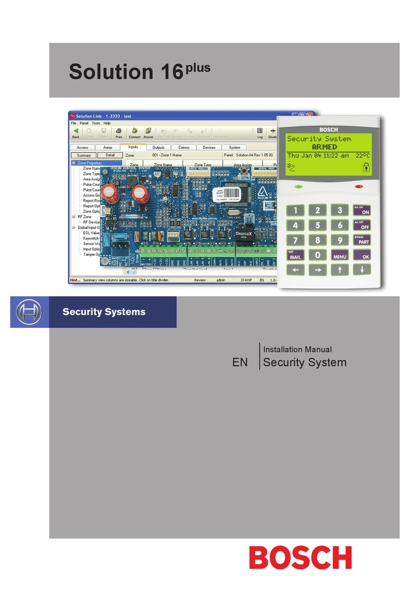 Bosch Solution 16plus User manual