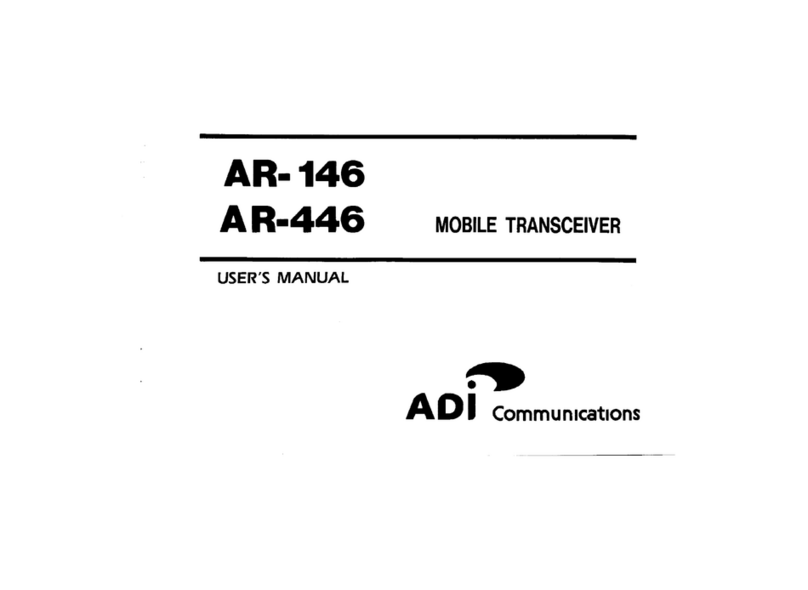 ADI AR-146 user manual