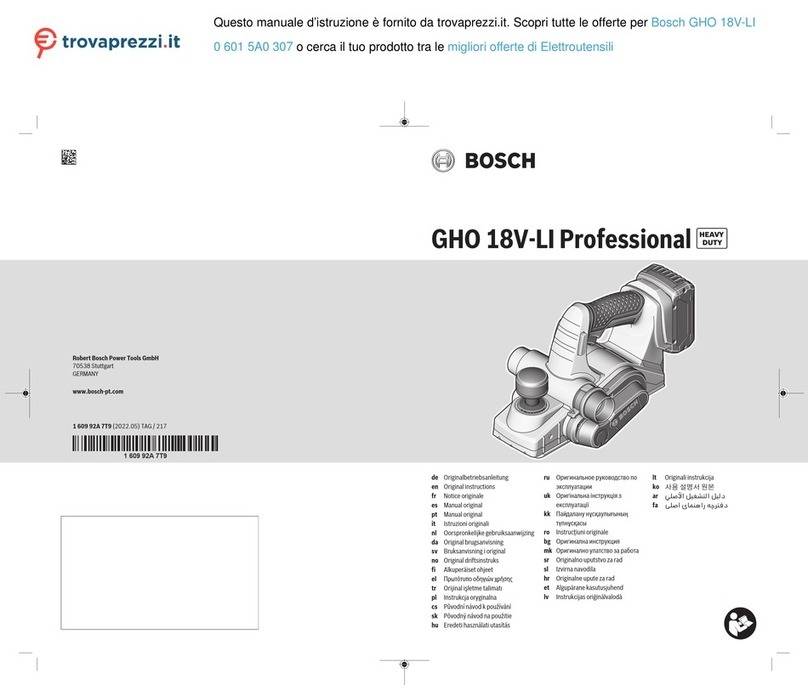 Bosch 0 601 5A0 307 User manual