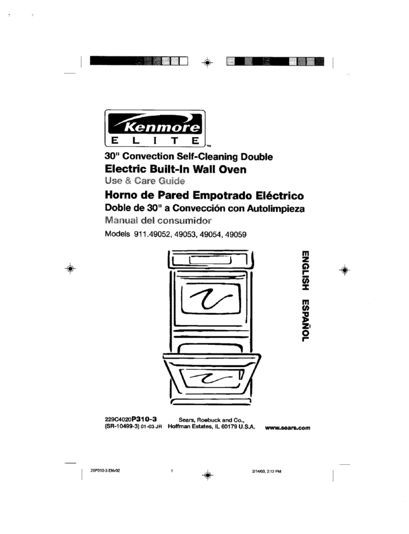 Kenmore ELITE 911.49052 User manual