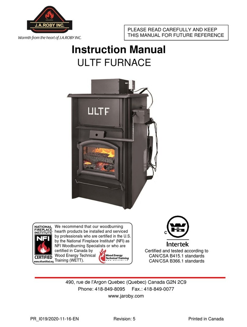 J. A. Roby ULTF instruction manual