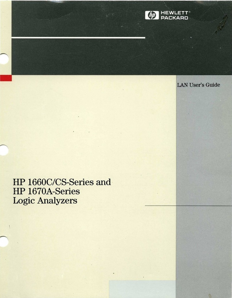 HP 1670A Series User manual