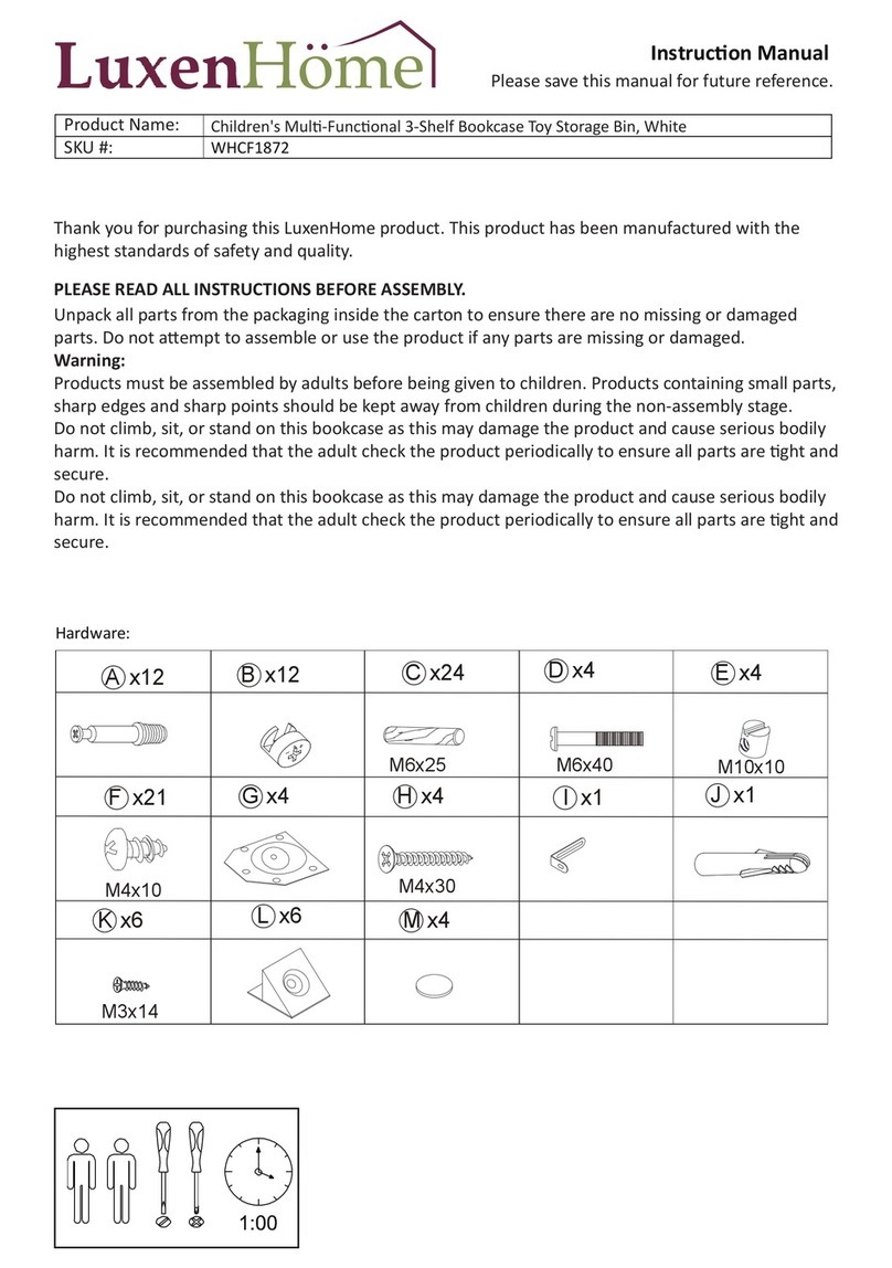 LuxenHome WHCF1872 instruction manual LuxenHome WHCF1872 instruction manual