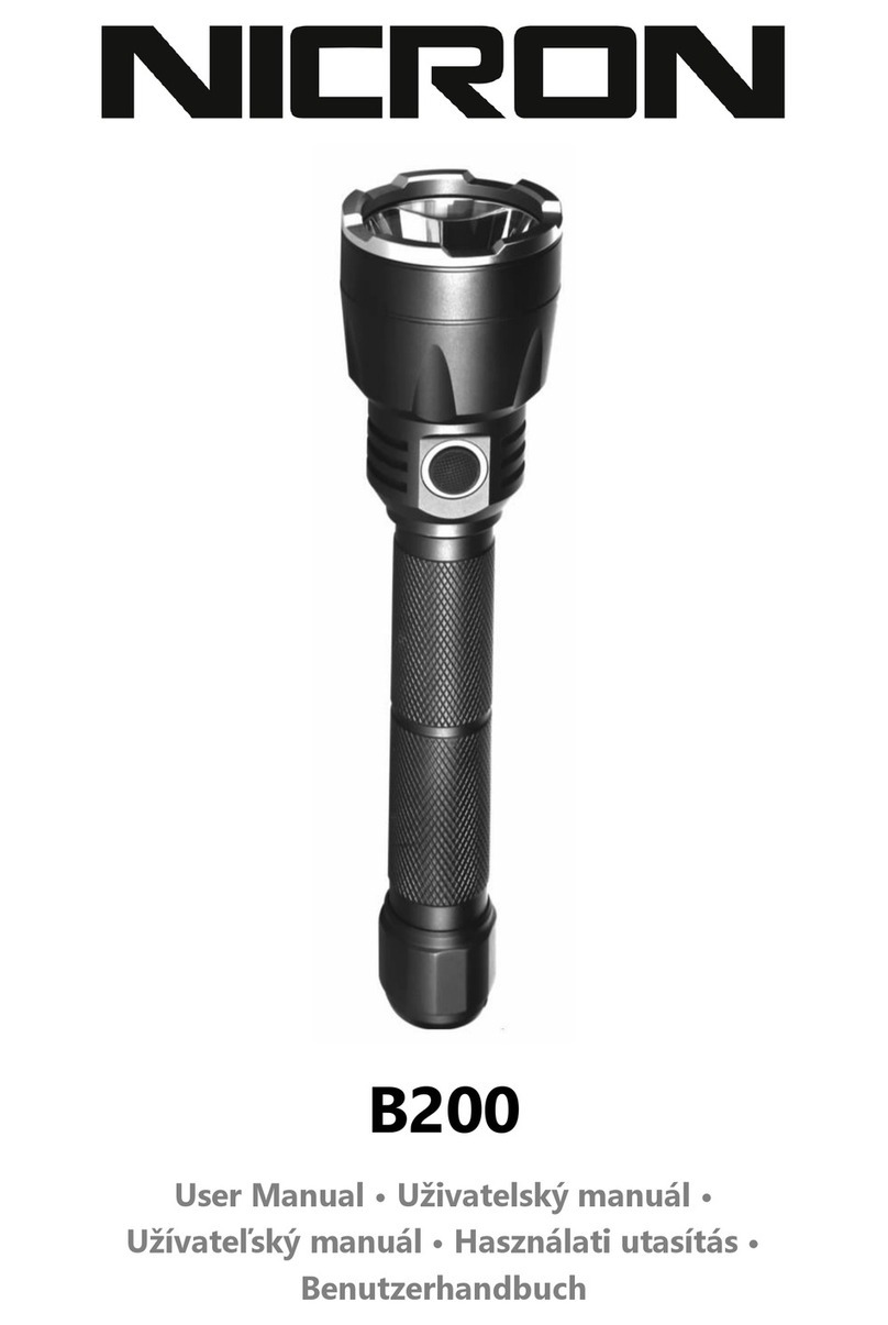 Nicron B200 User manual